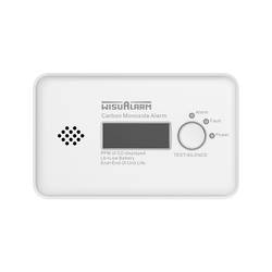 Wisualarm HY-GC20B, HY-GC20B detektor oxidu uhelnatého vč. baterie s životností 10 let na baterii, detekce oxidu uhelnatého (CO)