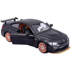 Maisto BMW M4 GTS, mattschwarz 1:24 model auta