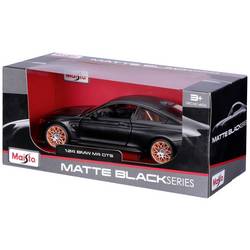 Maisto BMW M4 GTS, mattschwarz 1:24 model auta