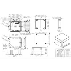 Gainta G279CMF univerzální pouzdro 120 x 120 x 90 polykarbonát světle šedá, čirá 1 ks