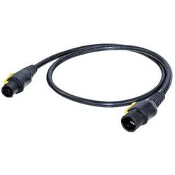 Neutrik napájecí kabel [1x zásuvka PowerCon - 1x zástrčka PowerCon] 3 m černá, žlutá