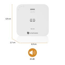 Smartwares FGA-13800, FGA-13800 detektor oxidu uhelnatého Ovládání přes aplikaci na baterii, detekce oxidu uhelnatého (CO)