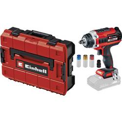 Einhell 4510070+4540011 aku rázový utahovák, 400 Nm, 18 V, Li-Ion, včetně elektronického kufru, bez nabíječky, bez akumulátoru