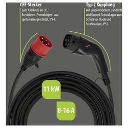 Brennenstuhl 1384020 nabíjecí kabel pro emobility typ 2, Mode 2 , 16 A, 11 kW, 1384020