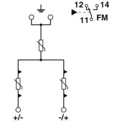 Phoenix Contact 2905646 VAL-MB-T2 1500DC-PV/2+V-FM svodič přepětí 1 ks