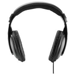 Hama sluchátka uzavřená (Over Ear) kabelová stereo černá Počítače