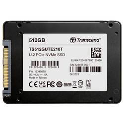 Transcend UTE210T 512 GB Interní U.2 PCIe NVMe SSD 6.35 cm (2.5l) PCIe NVMe 4.0 x4 Retail TS512GUTE210T