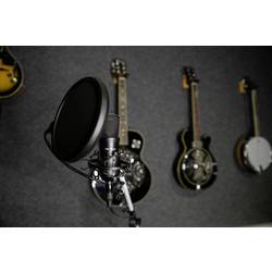 na stojanu studiový mikrofon Omnitronic CM-78MK2 Druh přenosu:kabelový vč. ochrany proti větru