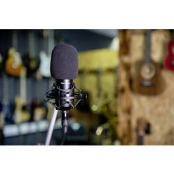 na stojanu studiový mikrofon Omnitronic CM-78MK2 Druh přenosu:kabelový vč. ochrany proti větru