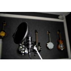 na stojanu studiový mikrofon Omnitronic CM-78MK2 Druh přenosu:kabelový vč. ochrany proti větru
