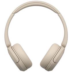 Sony WH-CH520 Headset otevřená (On Ear) Bluetooth® stereo béžová Redukce šumu mikrofonu Indikátor nabití, headset, personalizace zvuku, regulace hlasitosti,