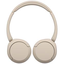 Sony WH-CH520 Headset otevřená (On Ear) Bluetooth® stereo béžová Redukce šumu mikrofonu Indikátor nabití, headset, personalizace zvuku, regulace hlasitosti,