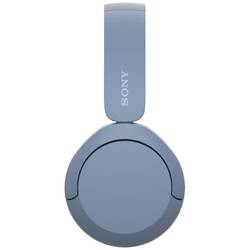 Sony WH-CH520 Headset otevřená (On Ear) Bluetooth® stereo modrá Redukce šumu mikrofonu Indikátor nabití, headset, personalizace zvuku, regulace hlasitosti,