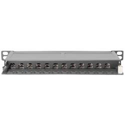 Digitus DN-91612S-SL-EA 12 portů patch panel 254 mm (10) CAT 6A 0.5 U vícebarevná osazený