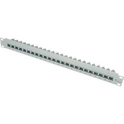 Telegärtner 100007007 24 portů síťový patch panel 483 mm (19) CAT 6A 1 U šedobílá (RAL 7035) osazený