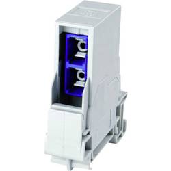 Telegärtner 100022789, RJ45 pouzdro, outlet na DIN lištu, šedá, 1 ks