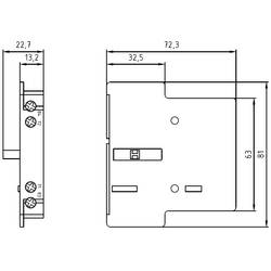 Siemens 3TY6561-1L blok pomocných spínačů Vhodné pro značku (relé): Siemens 1 ks