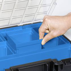 Allit EuroPlus Pro K 44.144/8L kufřík na součástky (d x š x v) 440 x 440 x 144 mm přihrádek: 8 Box Obsah 1 ks