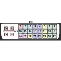 TRU COMPONENTS 1578805 DVI konektor zástrčka, rovná Pólů: 29 1 ks