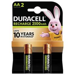 Duracell PreCharged akumulátor AA, Ni-MH, 2500 mAh, 1.2 V, 2 ks