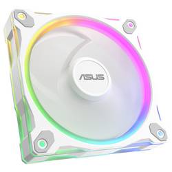 Asus PRIME MR120 PC větrák s krytem bílá (š x v x h) 120 x 120 x 28 mm vč. ovládání RGB osvětlení