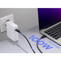Renkforce USB kabel USB 3.2 Gen2x2 20 GBit/s USB-C ® zástrčka, USB-C ® zástrčka 0.50 m černá 4K UHD RF-6830466
