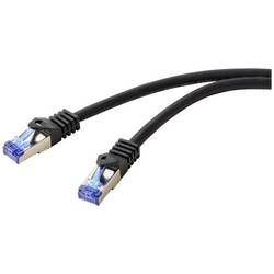 Renkforce RF-6830464 RJ45 síťové kabely, propojovací kabely CAT 6A S/FTP 5.00 m černá 1 ks
