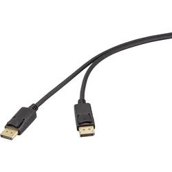 Renkforce DisplayPort kabel Konektor DisplayPort, Konektor DisplayPort 2.00 m černá RF-6830474 4K UHD Kabel DisplayPort