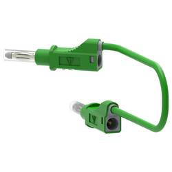 Electro PJP 2214/600V-CD1-100V měřicí kabel zásuvkový konektor 4 mm 100 cm zelená 1 ks