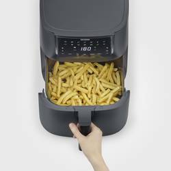 Severin FR 2462 horkovzdušná fritéza 7 l 1700 W s displejem, nepřilnavý povlak černá