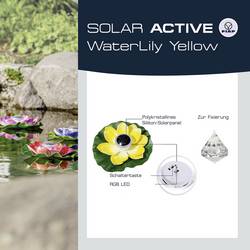 FIAP 3206-3 SOLAR ACTIVE WaterLily Yellow solární dekorativní osvětlení LED pevně vestavěné LED žlutá