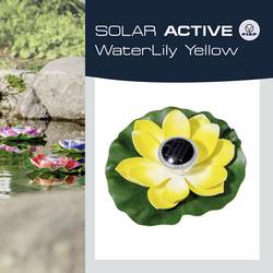 FIAP 3206-3 SOLAR ACTIVE WaterLily Yellow solární dekorativní osvětlení LED pevně vestavěné LED žlutá