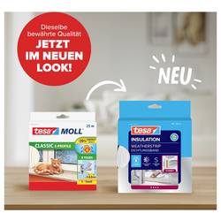 tesa E-Profil 05464-00100-02 těsnicí páska tesaMOLL® bílá (d x š) 25 m x 9 mm 25 m