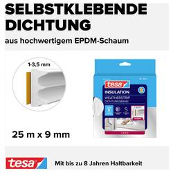 tesa E-Profil 05464-00100-02 těsnicí páska tesaMOLL® bílá (d x š) 25 m x 9 mm 25 m