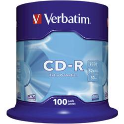 Verbatim 43411 CD-R 80 700 MB 100 ks vřeteno