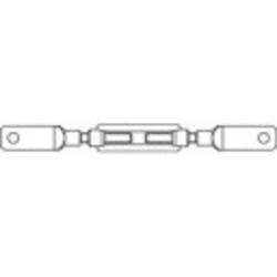 TOOLCRAFT 136632 matice napínáku M24 ocel galvanizováno zinkem DIN 1480 1 ks