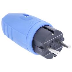 AS Schwabe 62401 zástrčka guma 230 V modrá IP44