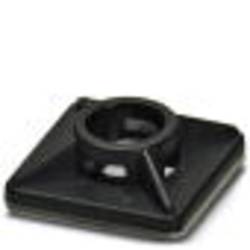 Phoenix Contact WT-BASE LS HF 4 BK držák kabelu samolepicí 3240707 Průměr kabelového svazku (rozsah) 19 mm (max) 4cestný vstup pro provlečení černá 100 ks