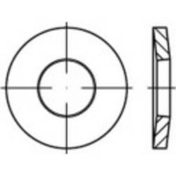 konická pružná podložka 10 mm 23 mm pružinová ocel fosfátováno 100 ks TOOLCRAFT 138285