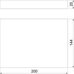 OBO Bettermann 7202515 montážní příslušenství 200 mm 1 ks