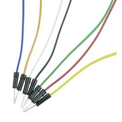 TRU COMPONENTS 98001c421 sada zásuvných můstků barevná Počet pólů 1 75 díly