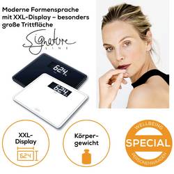 Beurer GS 410 Signature Line Osobní váha 73576 digitální Max. váživost=200 kg černá