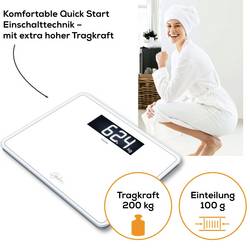 Beurer GS 410 Signature Line Osobní váha 73576 digitální Max. váživost=200 kg černá