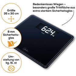 Beurer GS 410 Signature Line Osobní váha 73576 digitální Max. váživost=200 kg černá