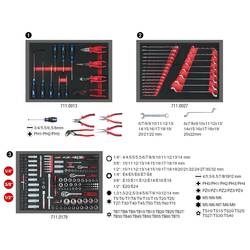 KS Tools 713.0215 Sada nářadí chrom-vanadová ocel 215 díly