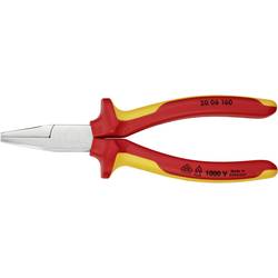 Knipex 20 06 160 VDE ploché kleště rovné chrom-vanadová elektrikářská ocel 160 mm