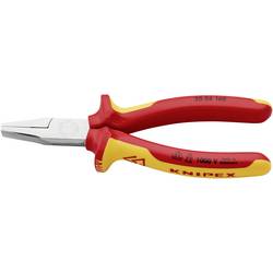 Knipex 20 06 160 VDE ploché kleště rovné chrom-vanadová elektrikářská ocel 160 mm