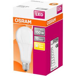 OSRAM HOMELIGHTING 4058075245976 LED Energetická třída (EEK2021) E (A - G) E27 klasická žárovka 19 W = 150 W teplá bílá (Ø x v) 68 mm x 147 mm nestmívatelné 1