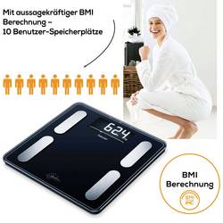 Beurer BF 400 Signature Line váha s diagnostikou tělesných parametrů 73575 digitální Max. váživost=200 kg bílá
