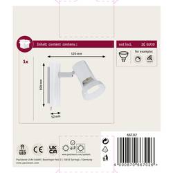 Paulmann Teja 66702 nástěnný reflektor GU10 10 W LED bílá